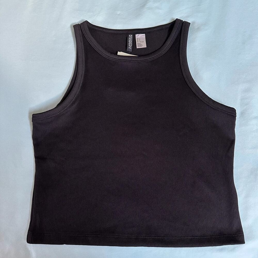 H&M divided classic ribbed tank top